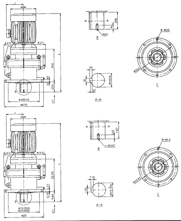 600ϵД[݆pٙCpʽγߴ(TDVM623/16TDVM623/18TVM624/16TVM624/18TVM625/17TVM625/19TDVM626/19TDVM627/19