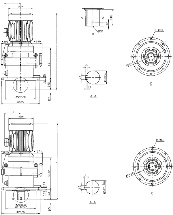 600ϵД[݆pٙCpʽγߴ(TDVM623/16TDVM623/18TVM624/16TVM624/18TVM625/17TVM625/19TDVM626/19TDVM627/19